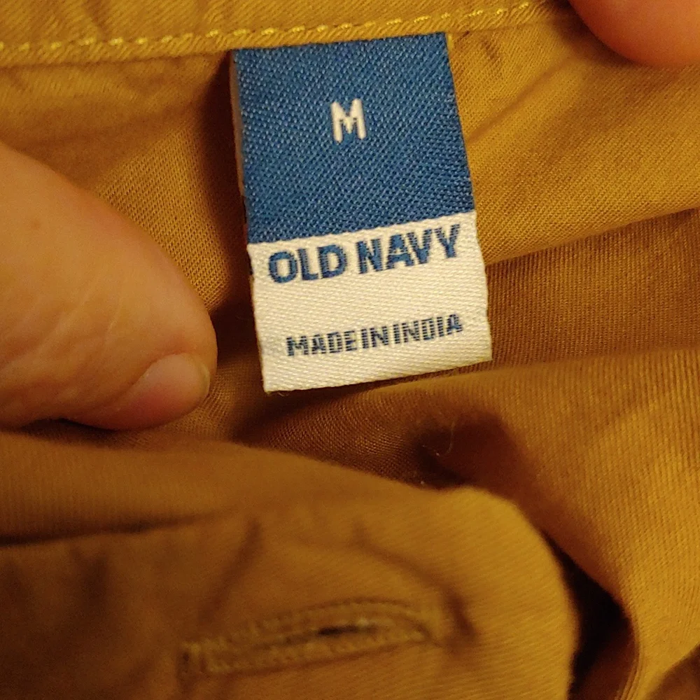 Old‎ Navy Cotton Cottagecore Peasant Blouse Medium Camel Prairie Top